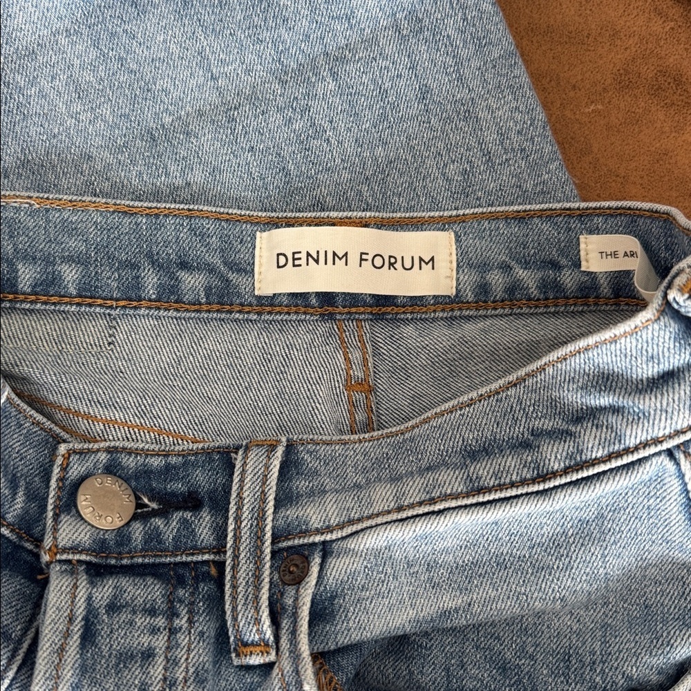 DENIM FORUM Arlo High Rise Straight 28L | Light Wash | Women’s 26 - Picture 11 of 11